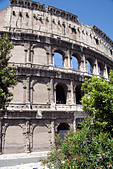 The Coliseum in Rome, Italy, 